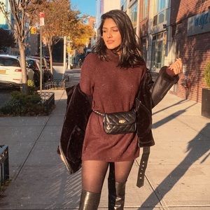 Zara Aviator Leather Jacket